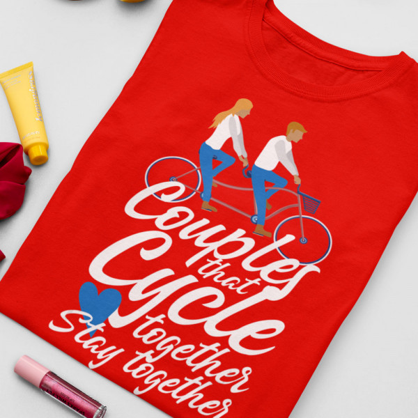 Set de tricouri "Cycle and stay together"