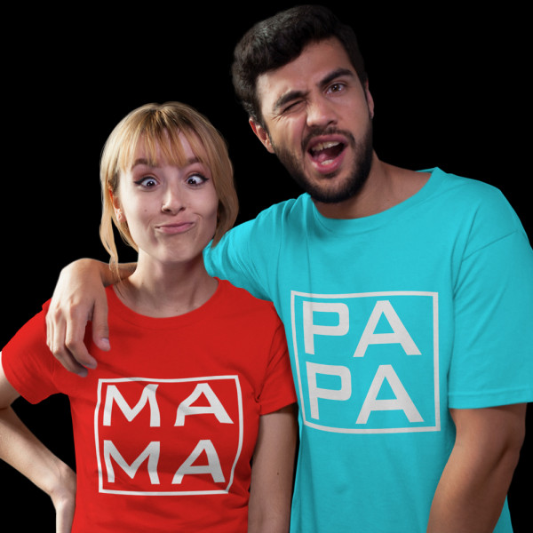 Set de tricouri "MAMA and PAPA" Set de tricouri "MAMA and PAPA"