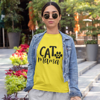 Tricou pentru femei "Cat mama"