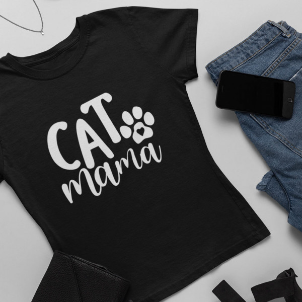 Tricou pentru femei "Cat mama"