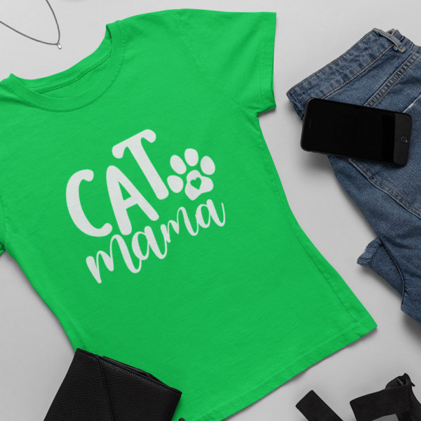 Tricou pentru femei "Cat mama"