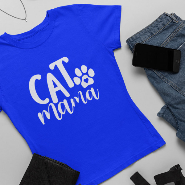 Tricou pentru femei "Cat mama"