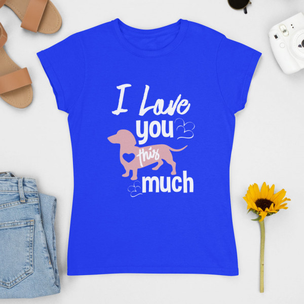 Tricou pentru femei "I love you"