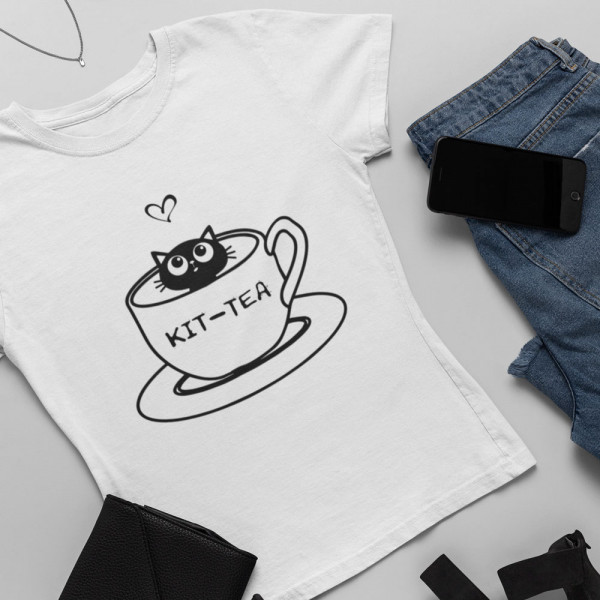 Tricou pentru femei "KIT-TEA"
