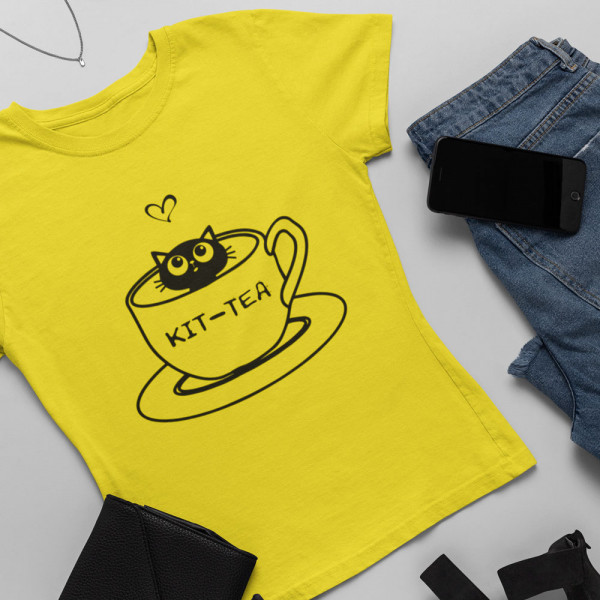 Tricou pentru femei "KIT-TEA"
