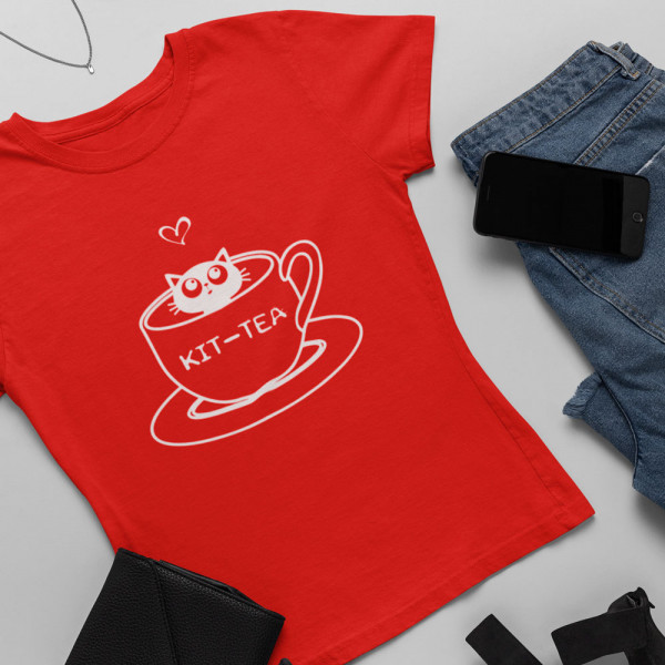 Tricou pentru femei "KIT-TEA"