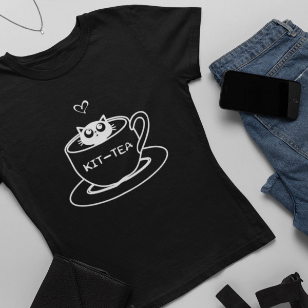 Tricou pentru femei "KIT-TEA"