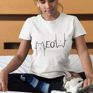 Tricou pentru femei "MEOW"