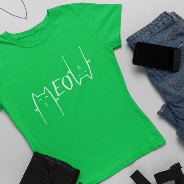 Tricou pentru femei "MEOW"