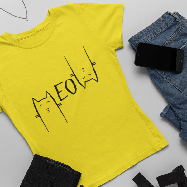 Tricou pentru femei "MEOW"