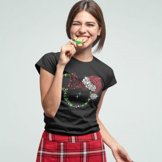 Tricou pentru femei "Minnie Christmas"