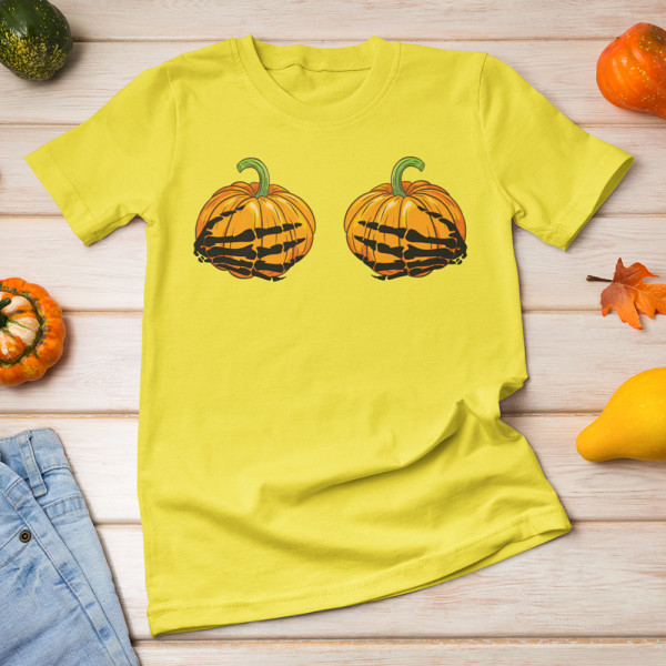 Tricou pentru femei " Pumpkin hands"