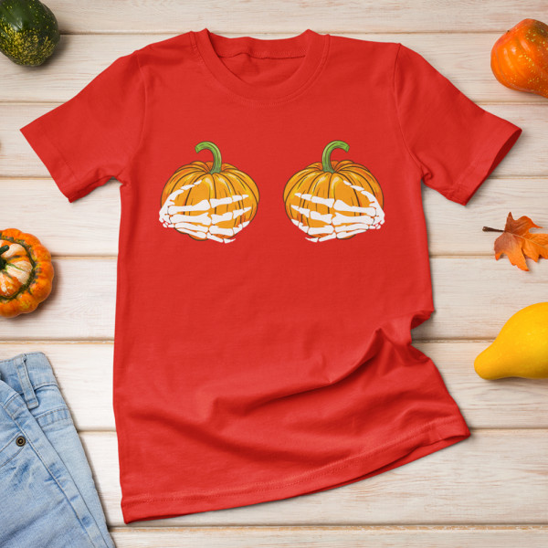 Tricou pentru femei " Pumpkin hands"