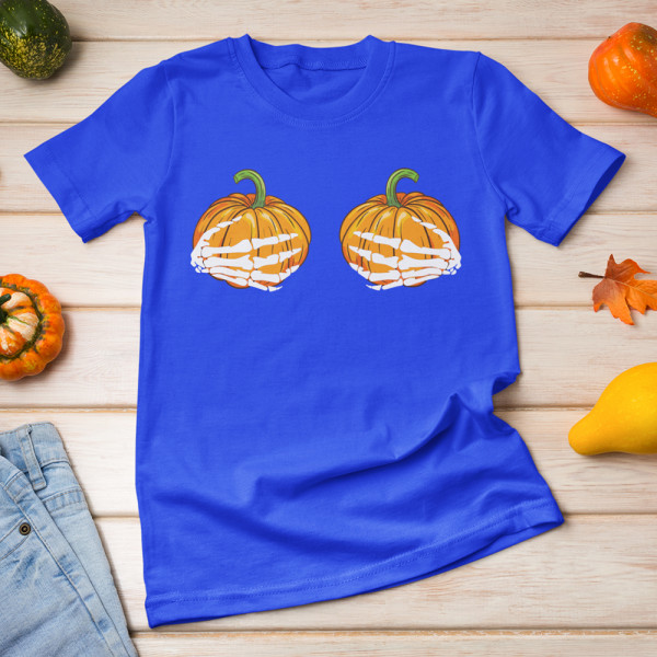 Tricou pentru femei " Pumpkin hands"