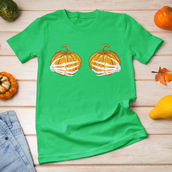 Tricou pentru femei " Pumpkin hands"