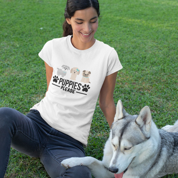 Tricou pentru femei "Puppies"