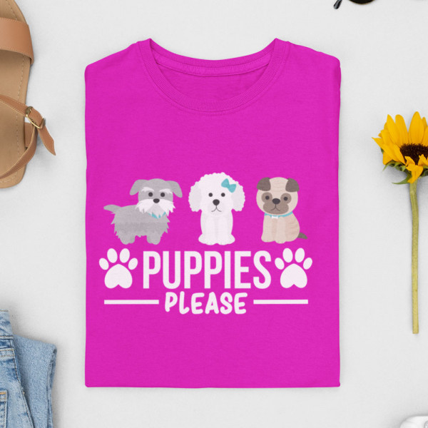 Tricou pentru femei "Puppies"