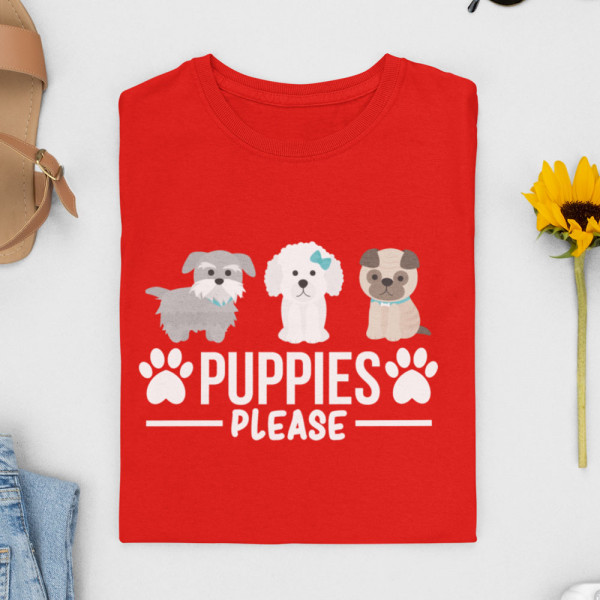 Tricou pentru femei "Puppies"