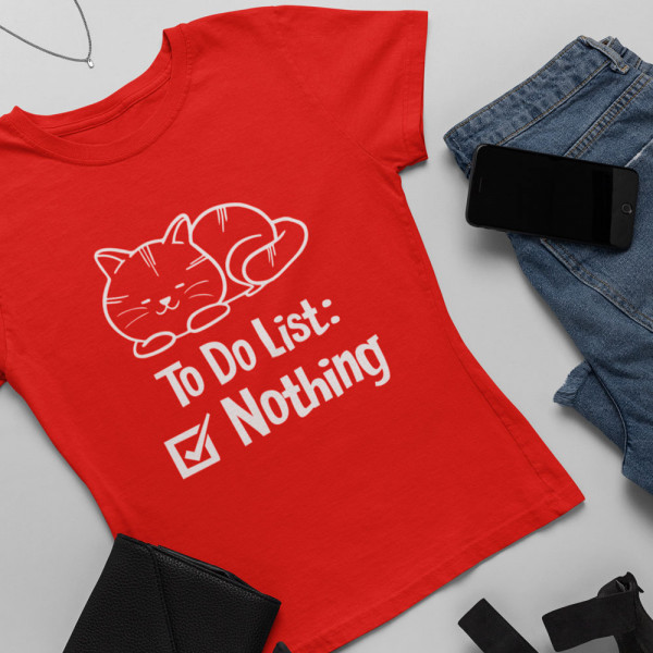 Tricou pentru femei "The list"