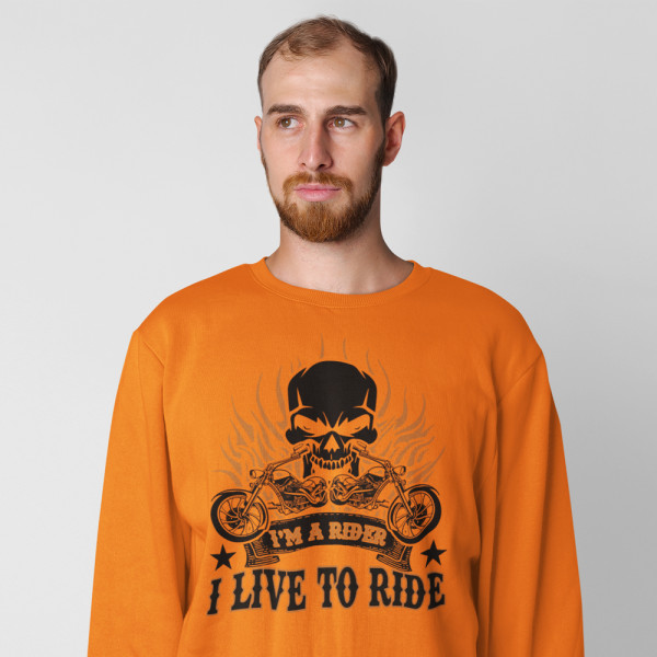 Hanorac "I'm a rider" (fără glugă)