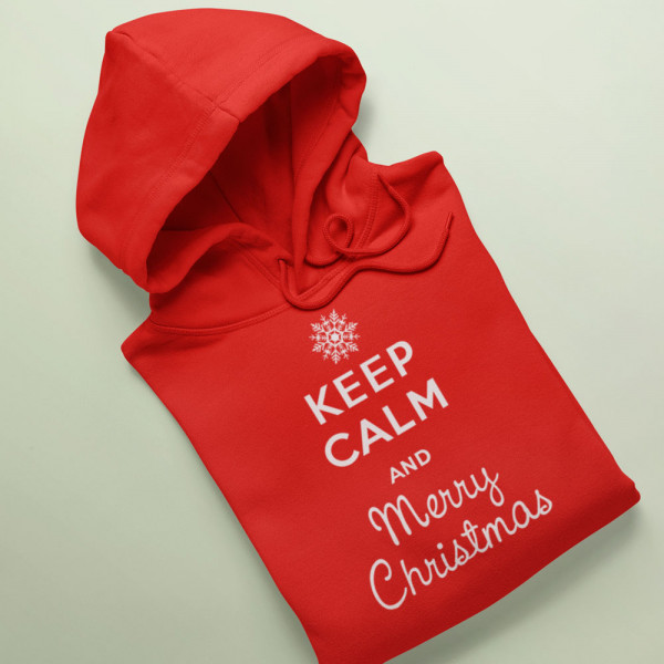 Hanorac "Keep calm Merry Christmas" Hanorac "Keep calm Merry Christmas"