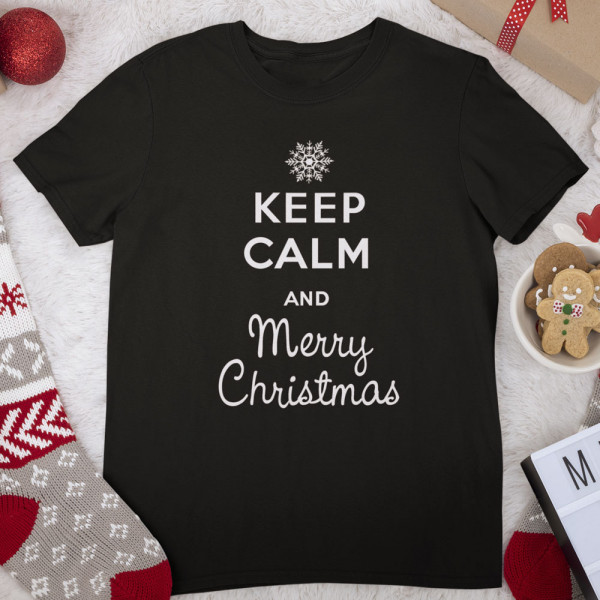 Tricou "Keep calm Merry Christmas" Tricou "Keep calm Merry Christmas"