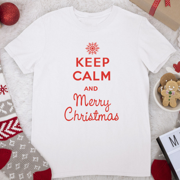 Tricou "Keep calm Merry Christmas" Tricou "Keep calm Merry Christmas"