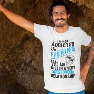 Tricou "Addicted to fishing"