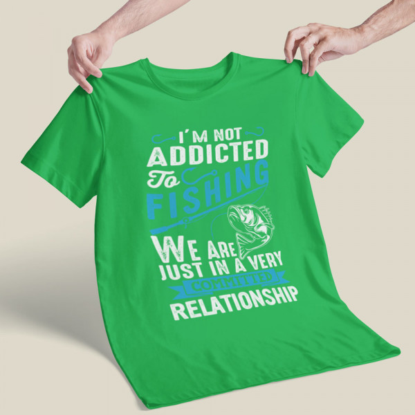 Tricou "Addicted to fishing" Tricou "Addicted to fishing"