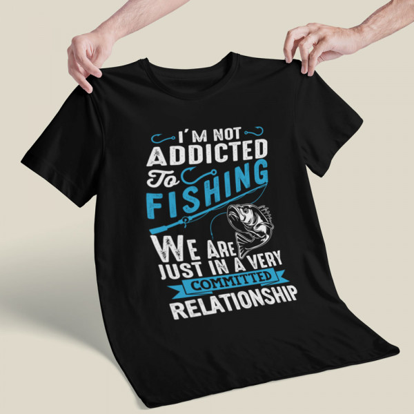 Tricou "Addicted to fishing" Tricou "Addicted to fishing"