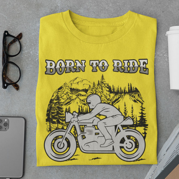 Tricou "Born to ride"