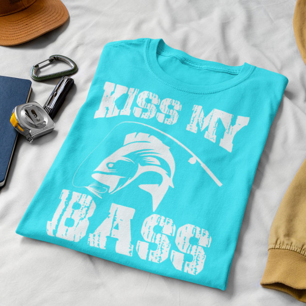 Tricou "Kiss my bass"
