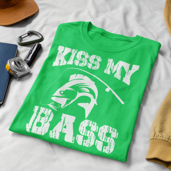 Tricou "Kiss my bass"
