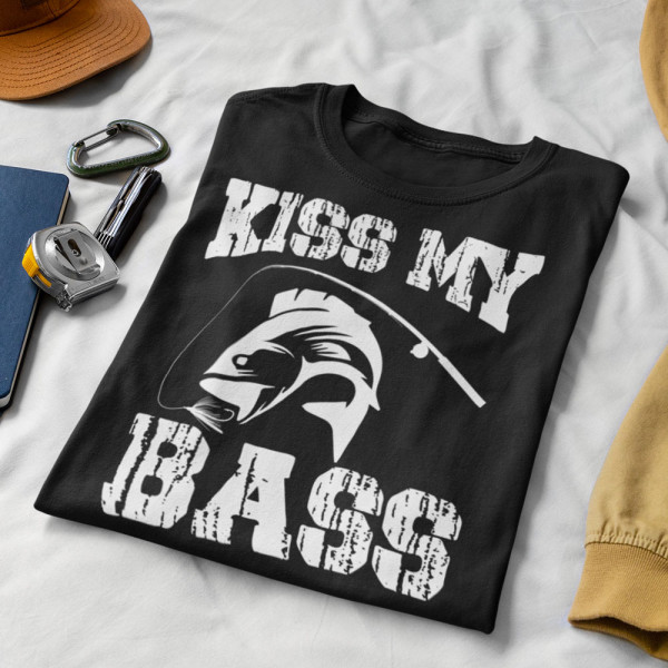 Tricou "Kiss my bass"
