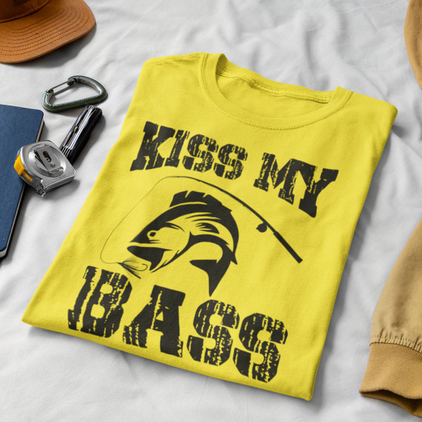 Tricou "Kiss my bass"