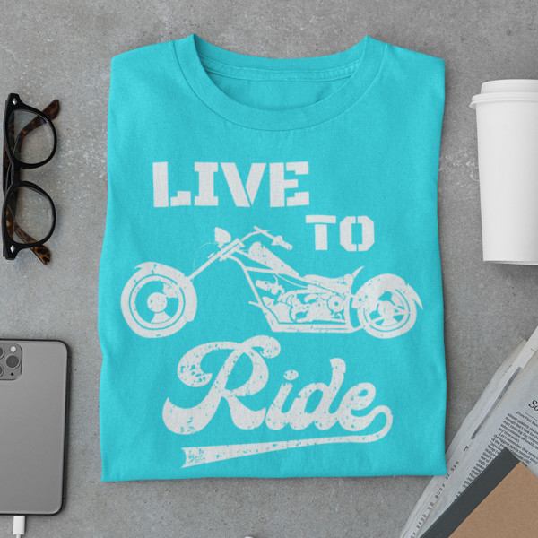 Tricou "Live to ride"