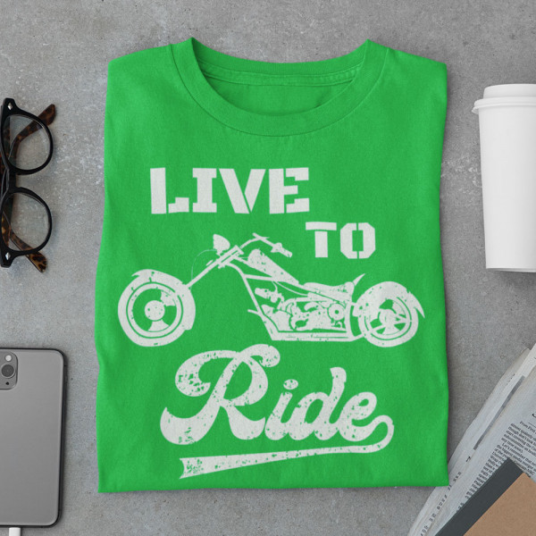 Tricou "Live to ride"