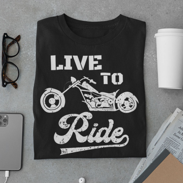 Tricou "Live to ride"