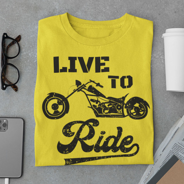 Tricou "Live to ride"