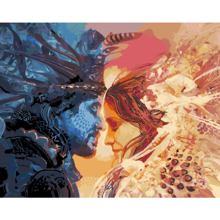 Pictură după numere Set "Unitate" (40x50cm)