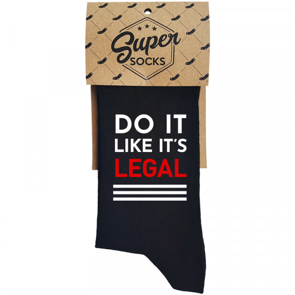 Șosete "Do it like it's legal" Șosete "Do it like it's legal"