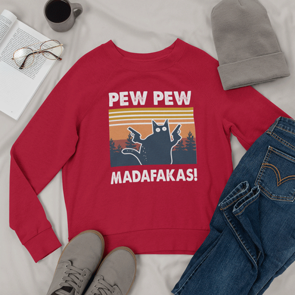 Hanorac "Pew Pew Madafakas" (fără glugă)