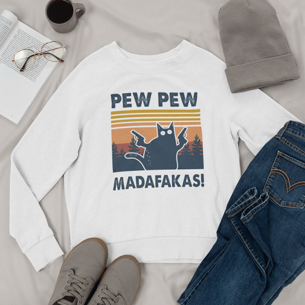 Hanorac "Pew Pew Madafakas" (fără glugă)