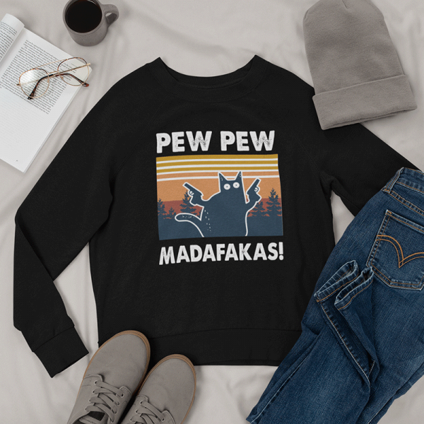 Hanorac "Pew Pew Madafakas" (fără glugă)