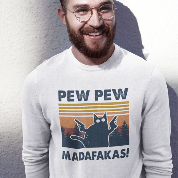 Hanorac "Pew Pew Madafakas" (fără glugă)