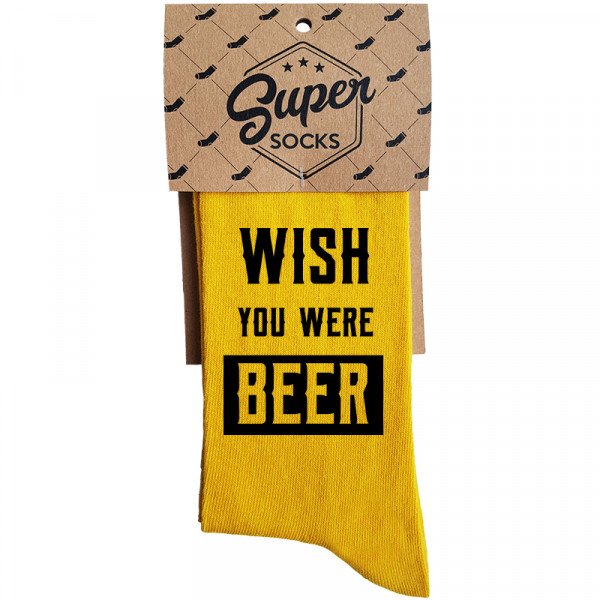 Șosete "Wish you were beer"