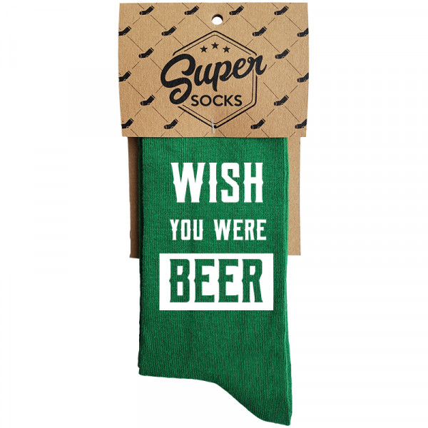Șosete "Wish you were beer"