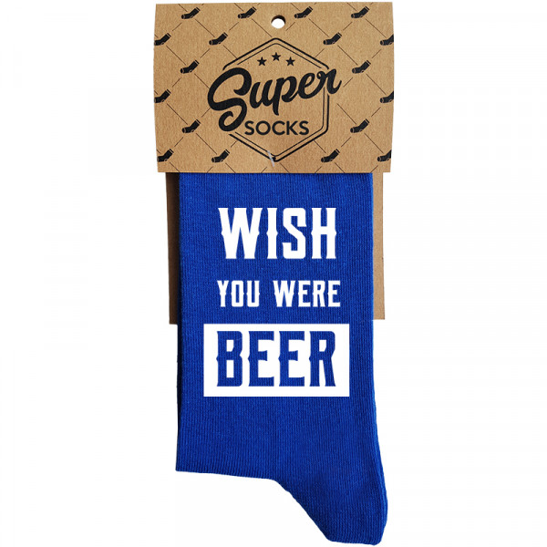 Șosete "Wish you were beer"
