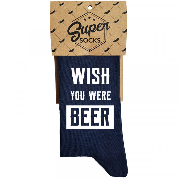 Șosete "Wish you were beer"