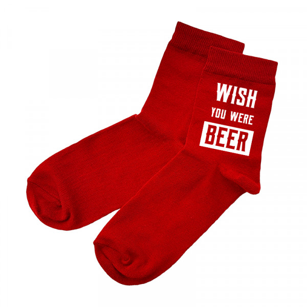 Șosete "Wish you were beer"